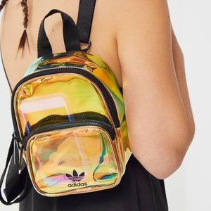 Adidas Mini Plastic Iridescent Backpack